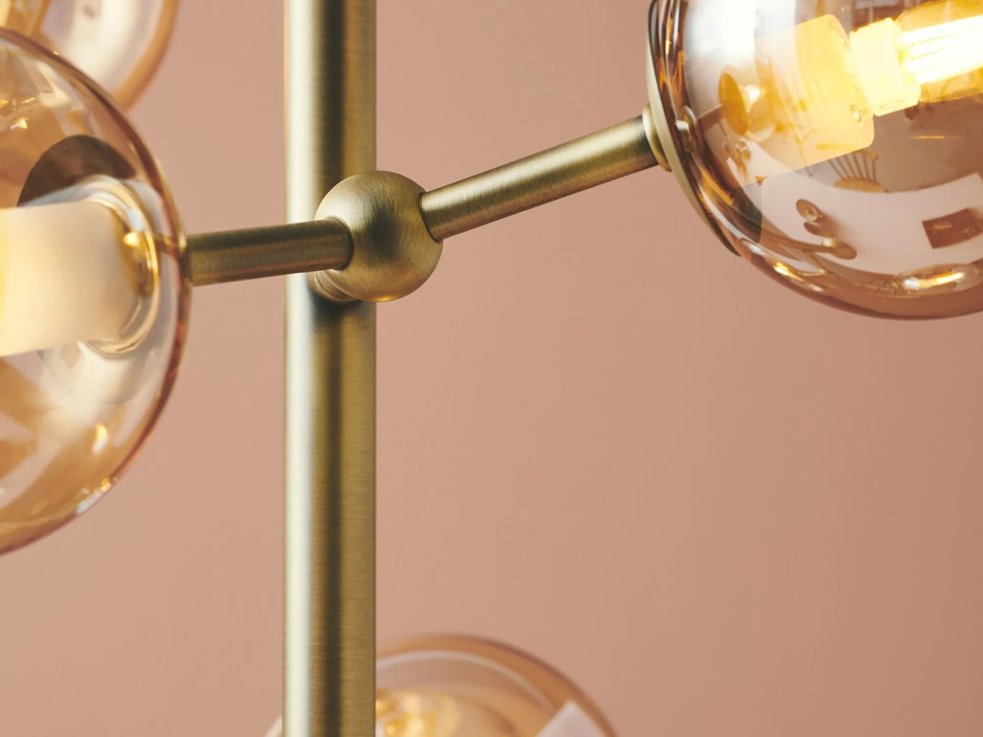 Atom Gulvlampe Antik Messing Ø37 - Halo Design billede 3