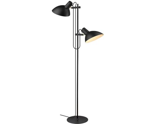 Halo Design Metropole sort gulvlampe 2-arm billede 1