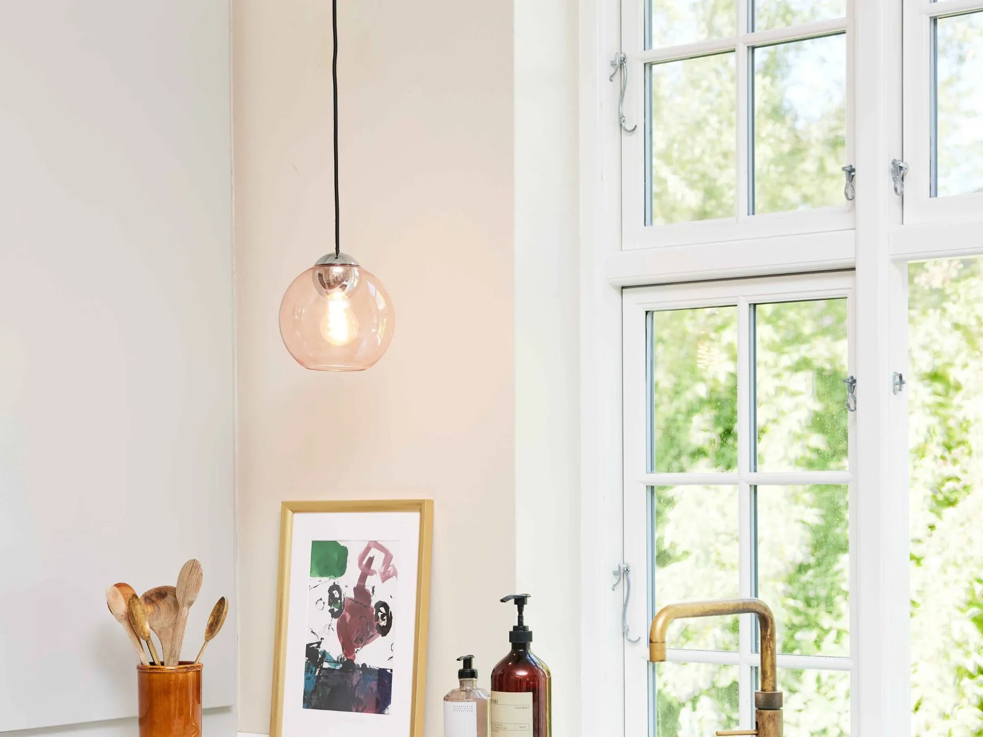Bubbles Ø24 Pendel, Rose - Halo Design billede 3