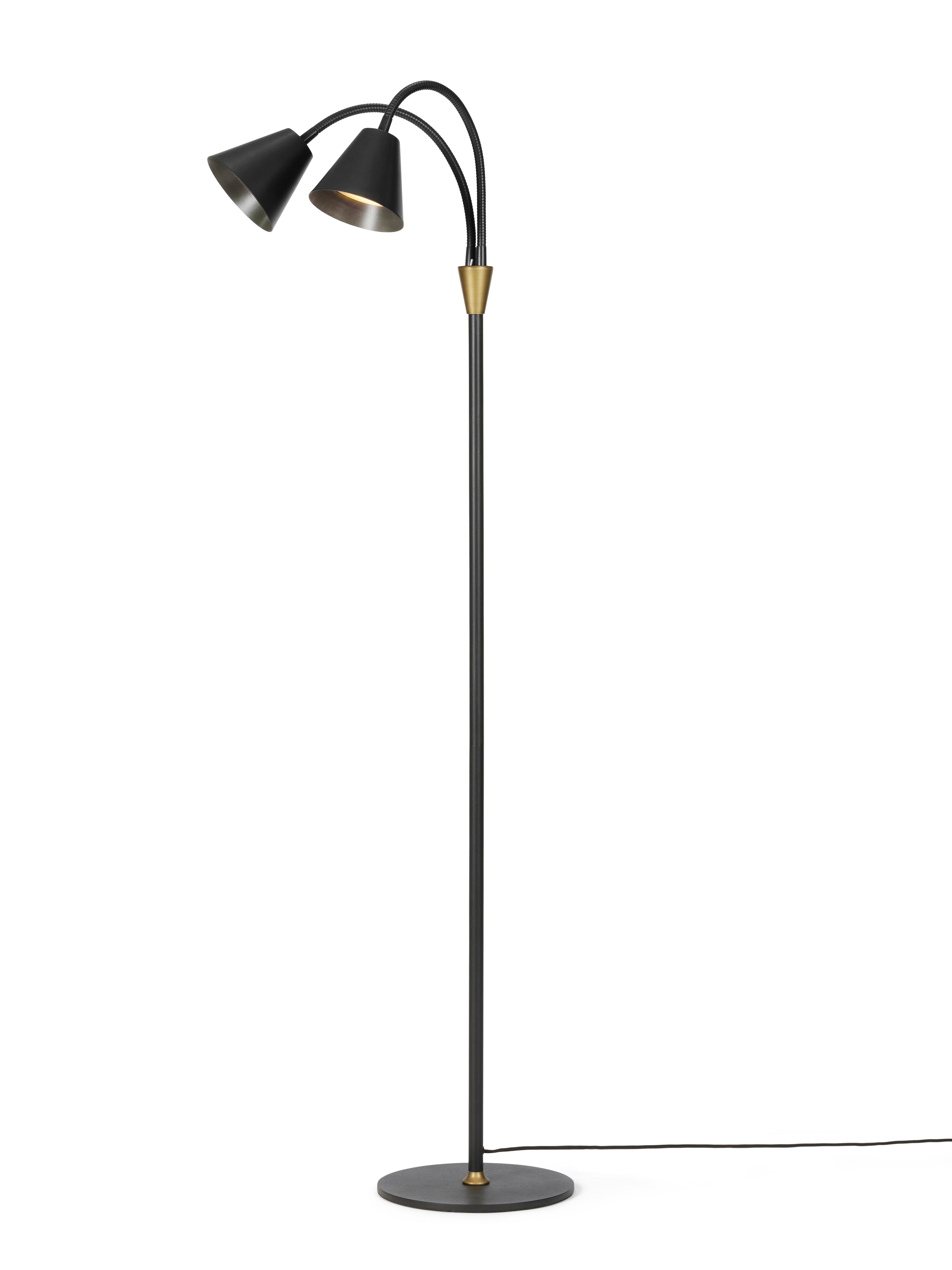 Hygge Gulvlampe 2 2L Graphit Sort billede 1