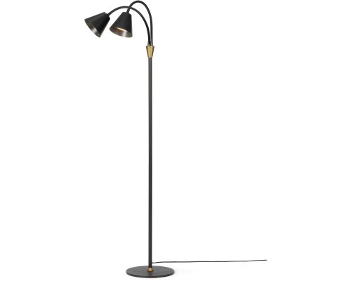 Hygge Gulvlampe 2 2L Graphit Sort billede 2