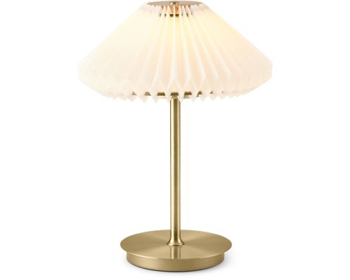 Paris To Go LED-bordlampe Ø24 Hvid/Messing billede 1
