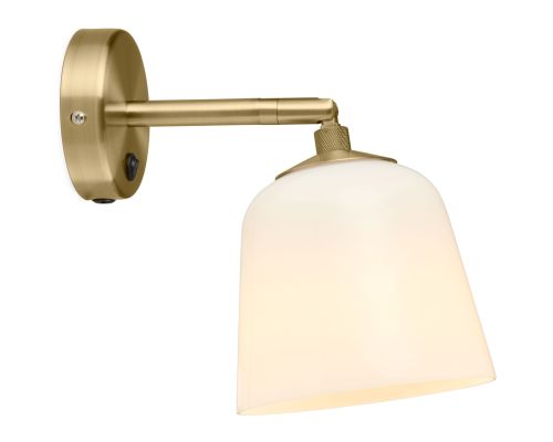Room 49 Væglampe Ø15 Opal/Messing billede 2