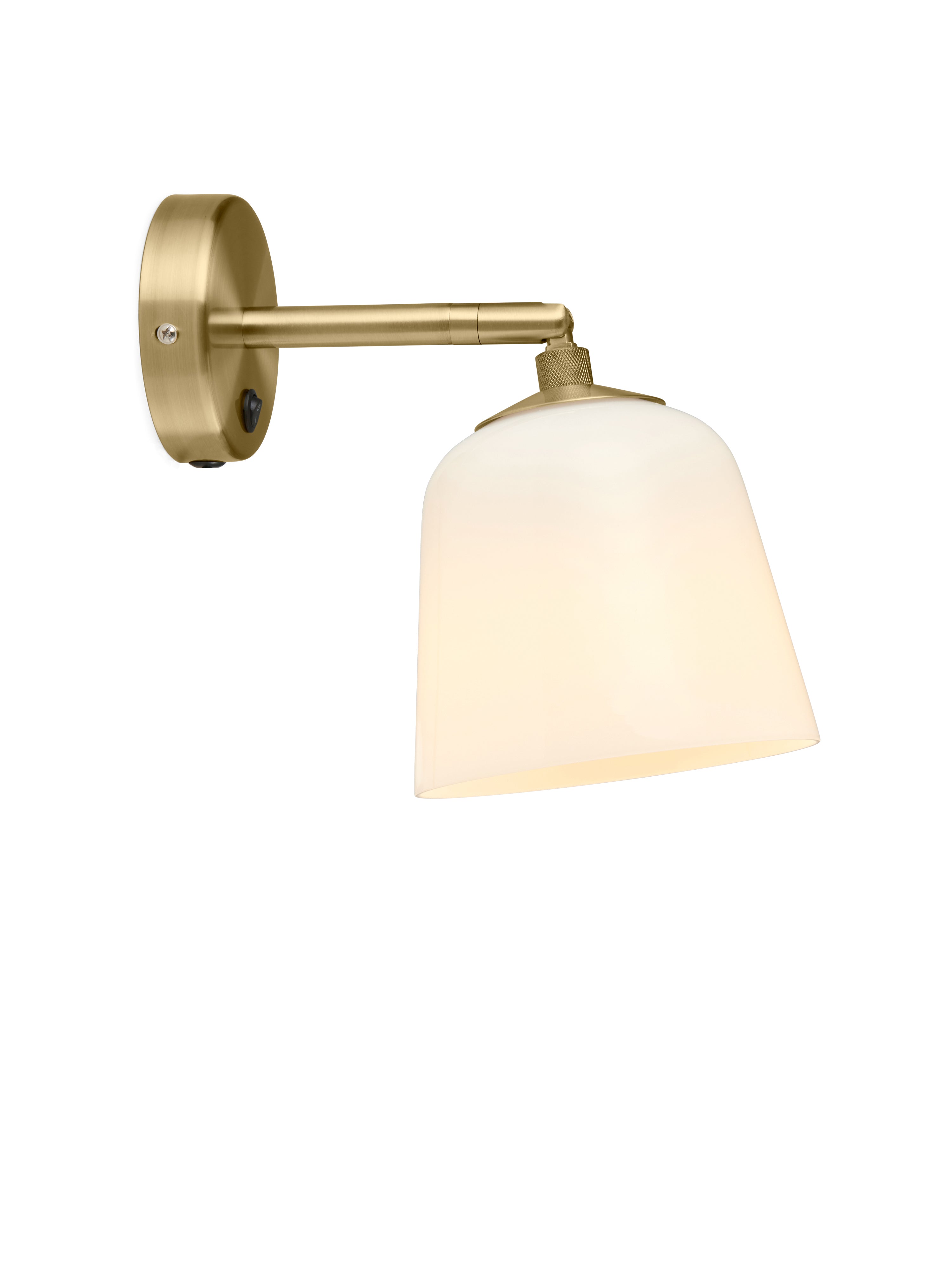 Room 49 Væglampe Ø15 Opal/Messing billede 1