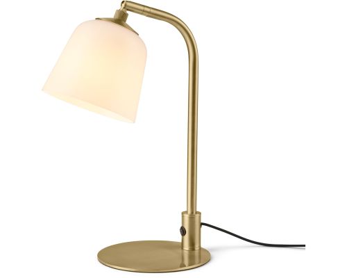 Halo Design Room 49 opal/antik messing bordlampe billede 1