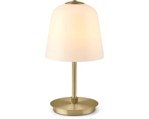Room 49 LED-bordlampe Ø15 Opal/Messing billede 2