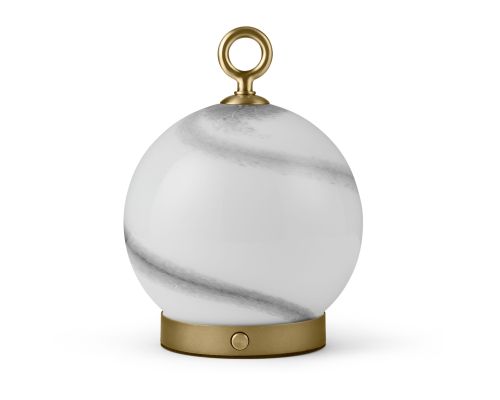 Stockholm Portable LED-bordlampe Ø15 Grå billede 2