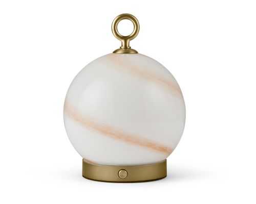 Stockholm Portable LED-bordlampe Ø15 Brun billede 2