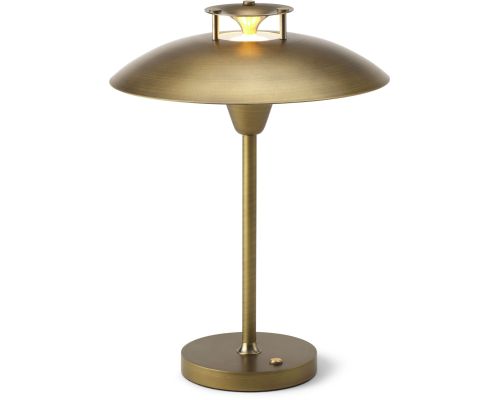 Stepp 1-2-3 messing portable LED bordlampe billede 2