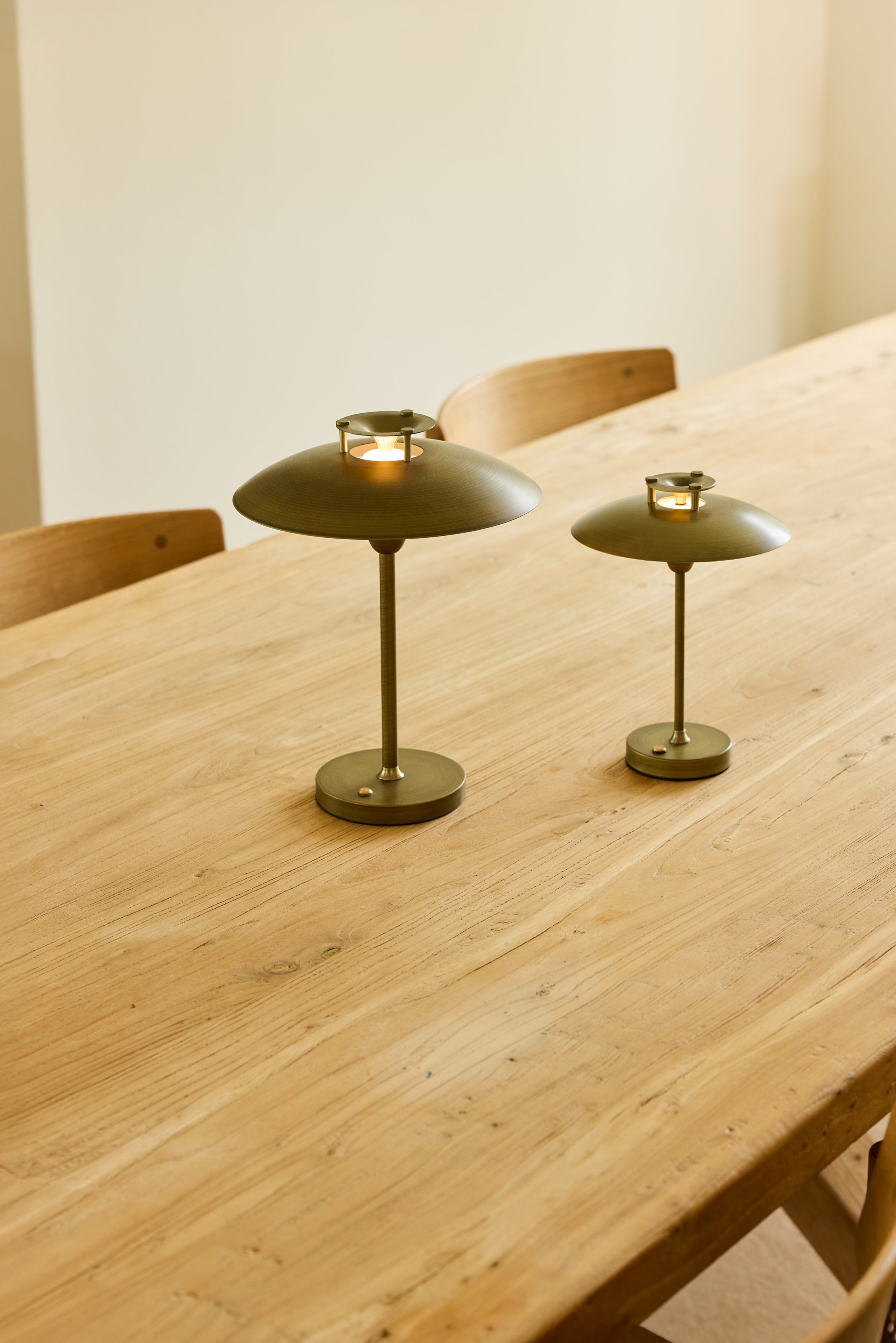 Mini Stepp 1-2-3 Portable Bordlampe Antique billede 3