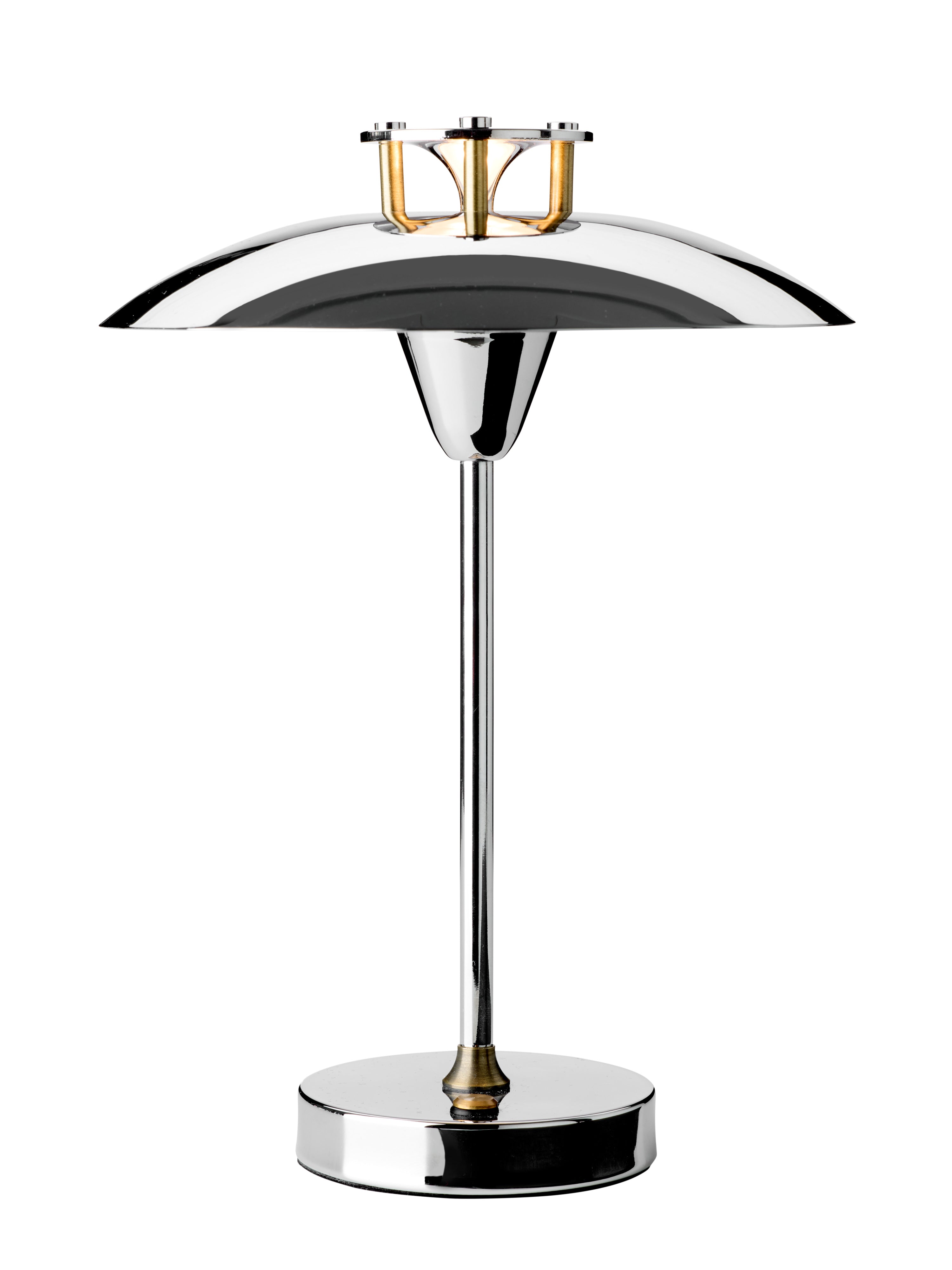 Mini Stepp 1-2-3 Portable Bordlampe Krom billede 1