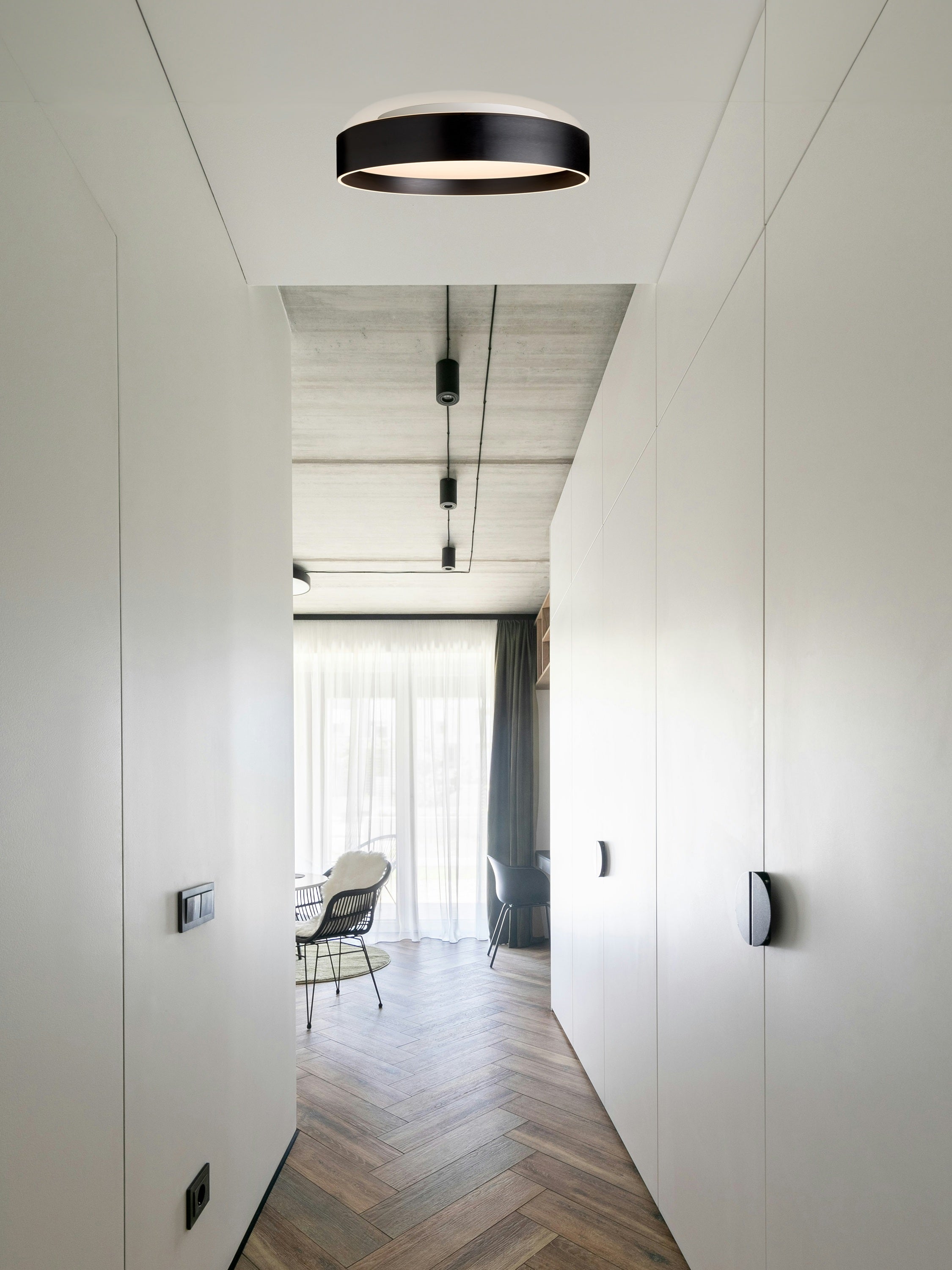 Universal 3 Lite Loftslampe Ø50 Sort billede 4