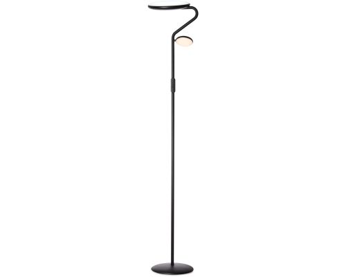 Slim Uplight Gulvlampe Black billede 1