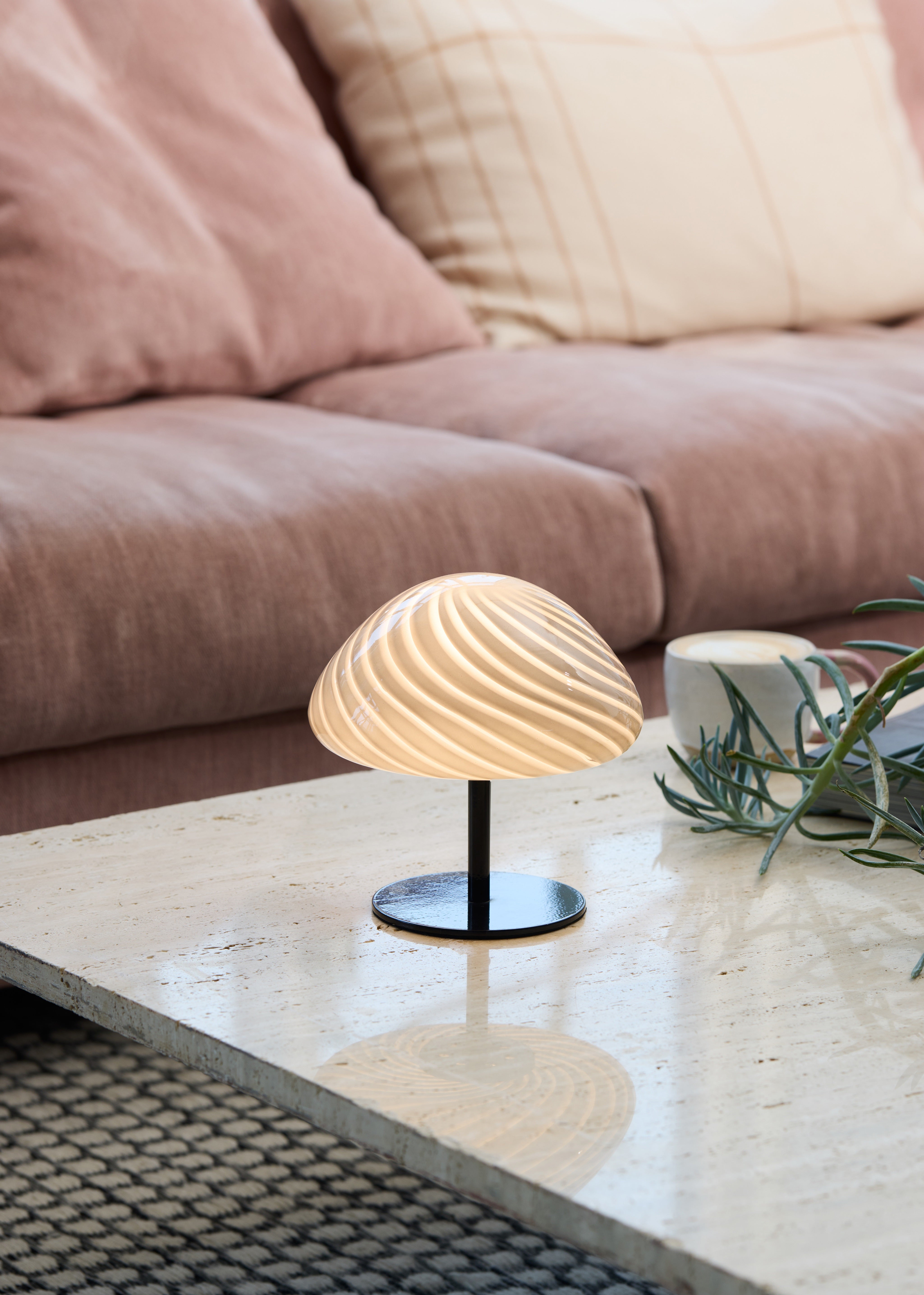 Mini Mush grå bordlampe billede 3