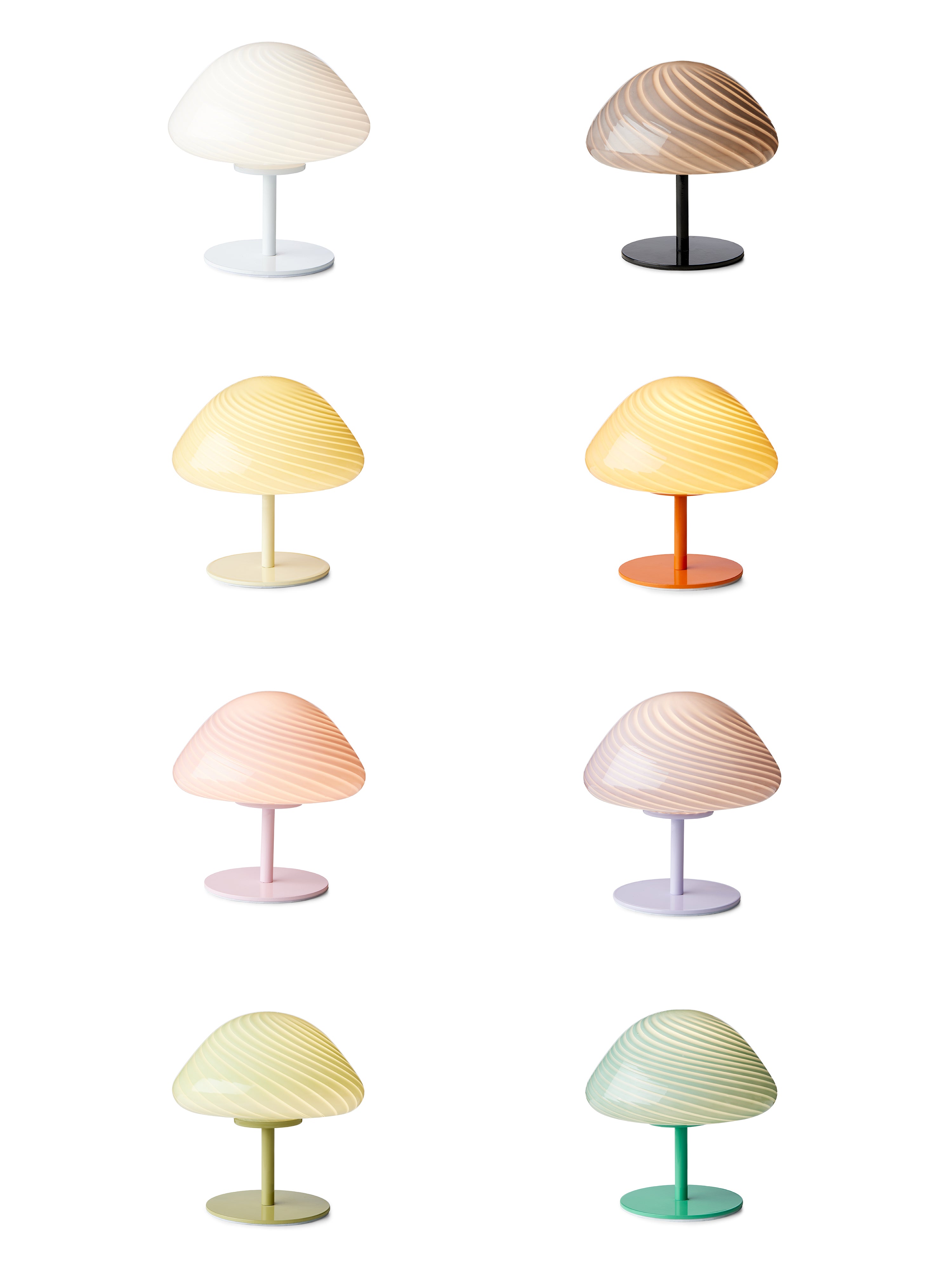 Mini Mush lilla bordlampe billede 4