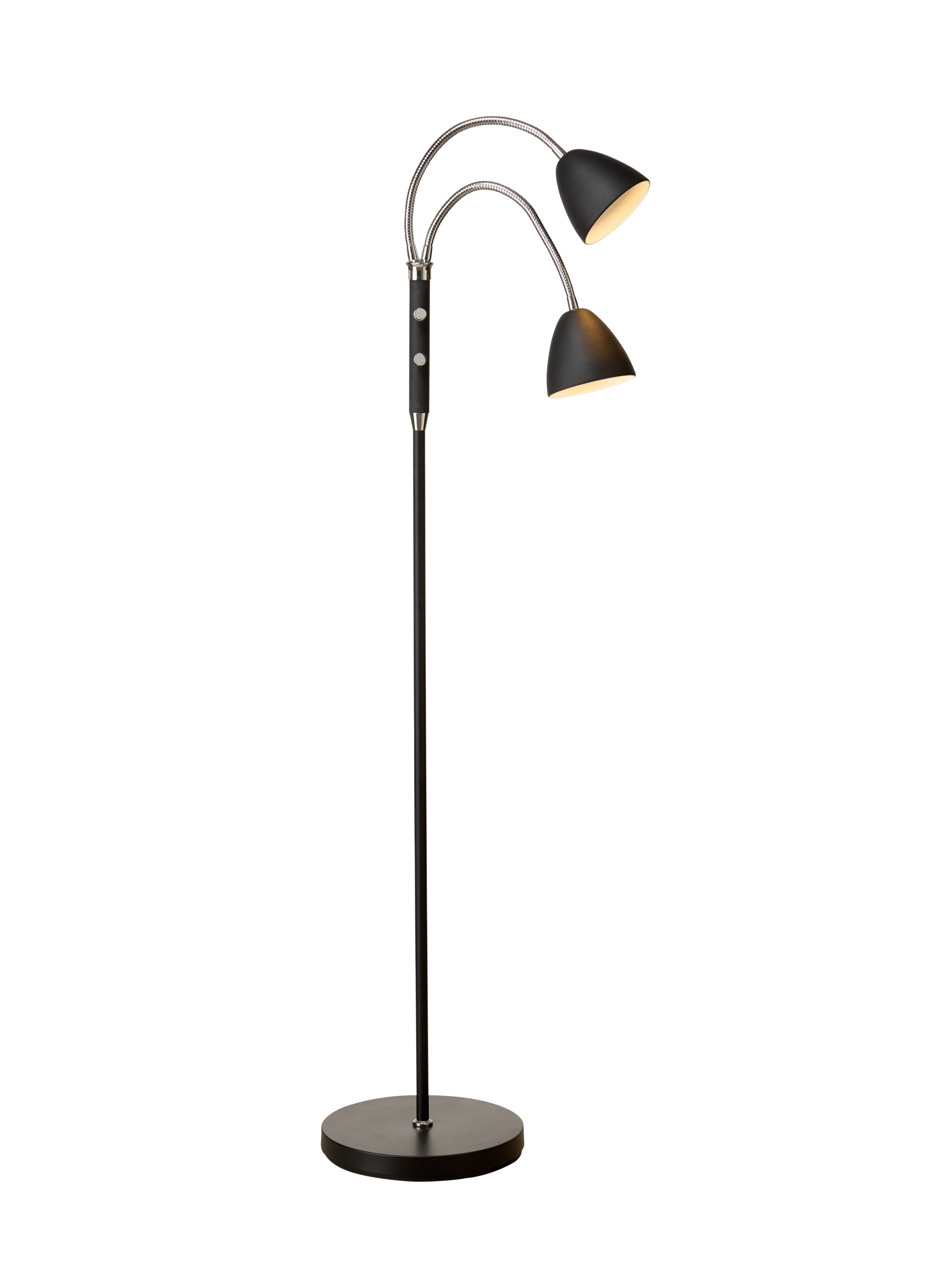 Room 2-Arm Gulvlampe Sort Krom billede 1