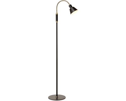 Space LED 1-Arm Gulvlampe Sort Antik billede 2