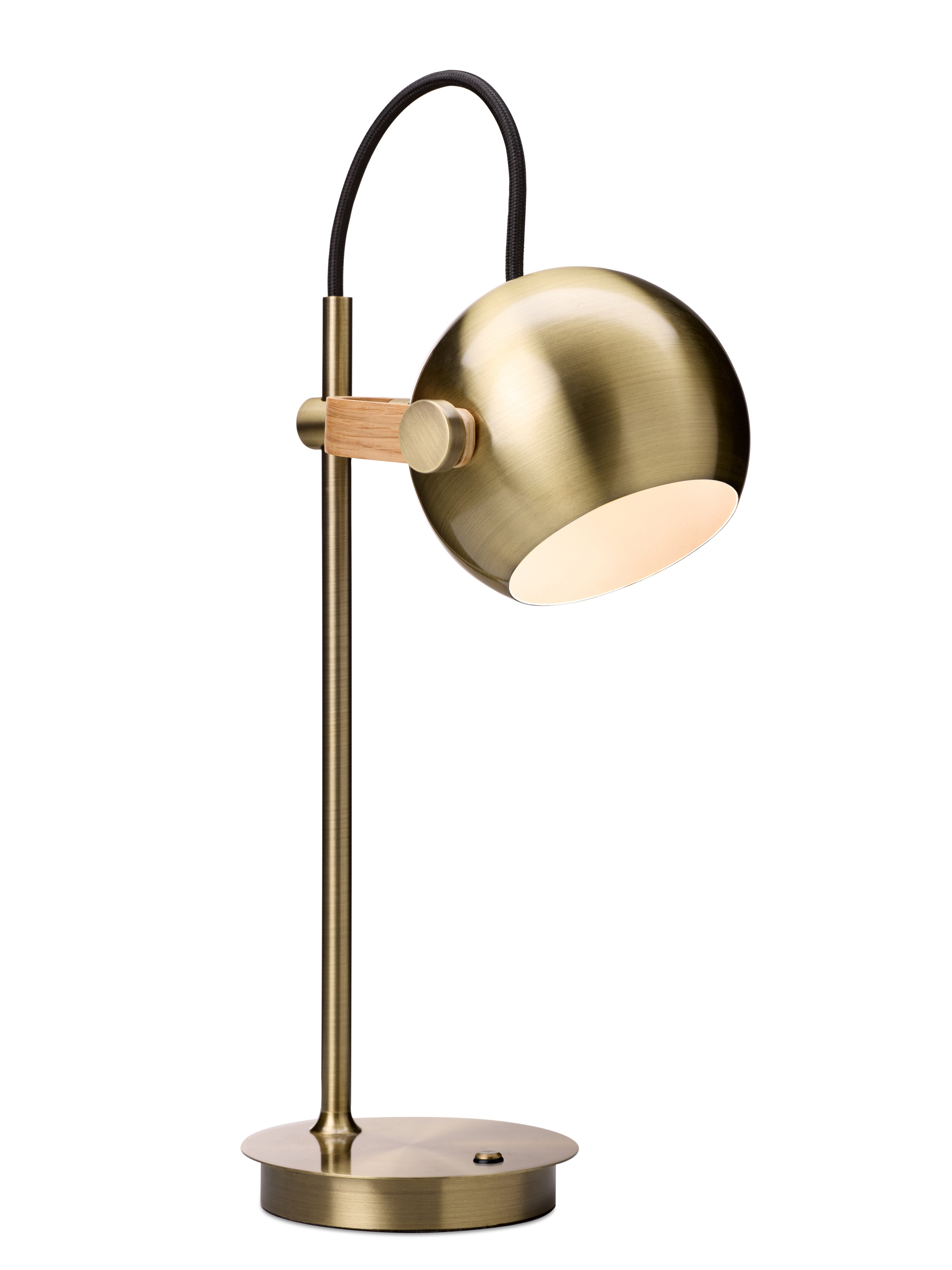 DC Portable Bordlampe Messing billede 1