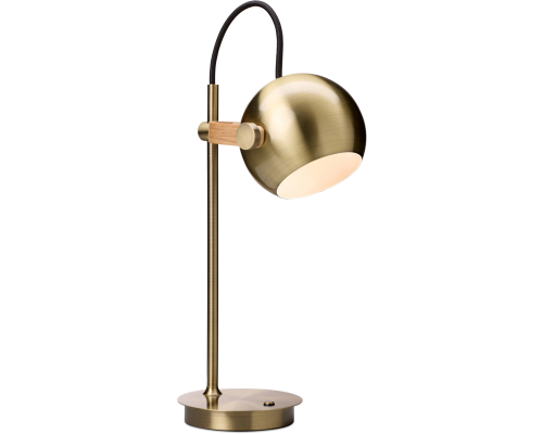 DC Portable Bordlampe Messing billede 2