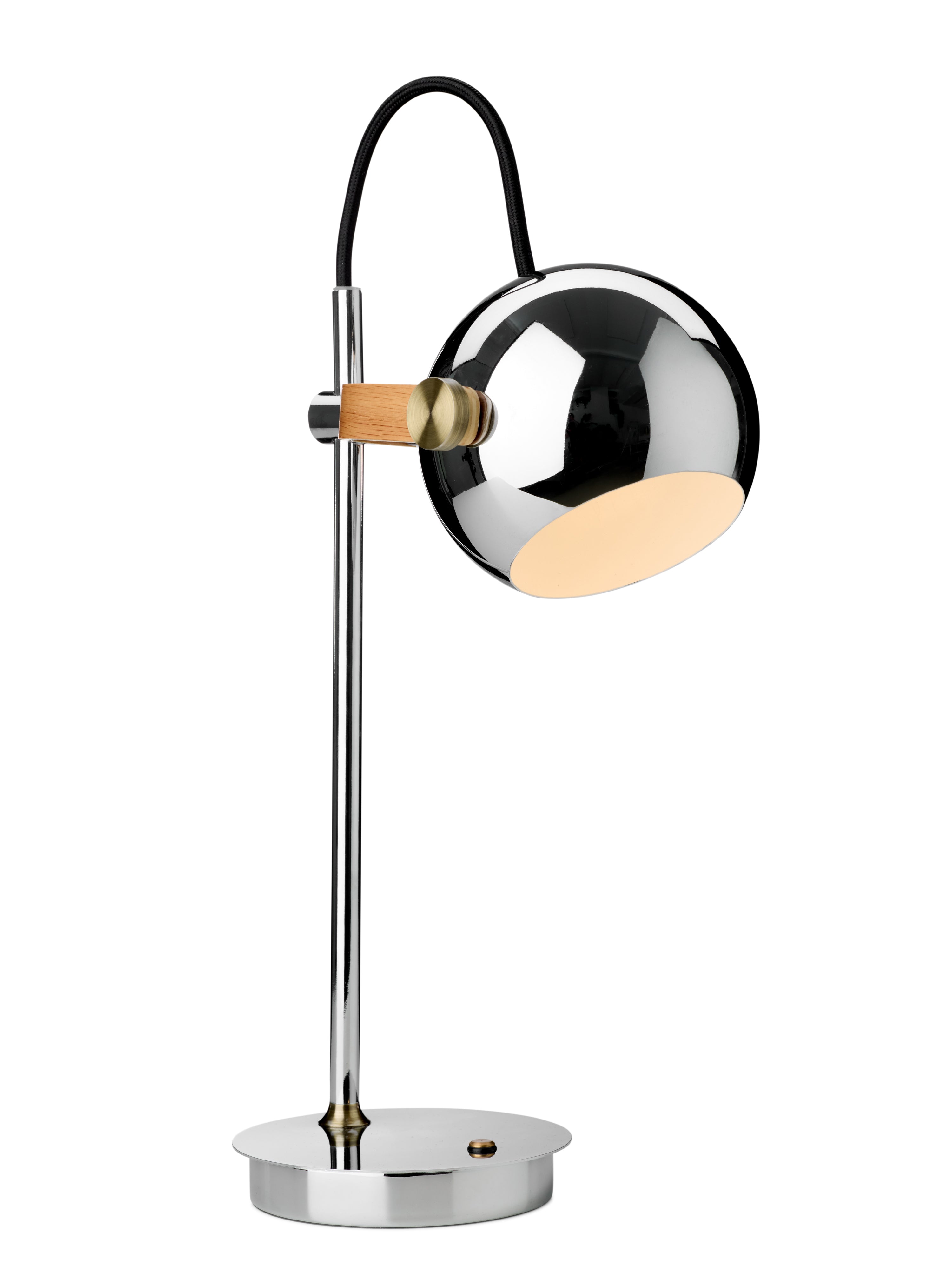 DC Portable Bordlampe Krom billede 2