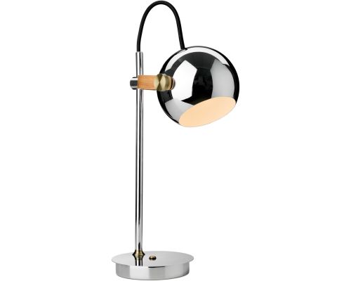 DC Portable Bordlampe Krom billede 1