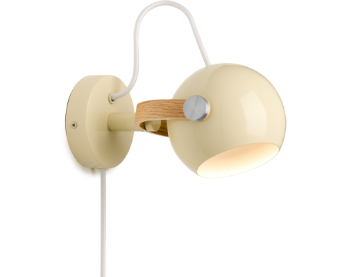 Halo Design DC creme væglampe billede 1