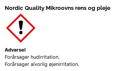 Nordic Quality Mikroovns rengøring og pleje billede 2