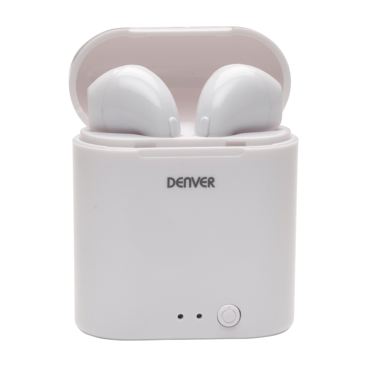 Denver TWE-36MK3 True Wireless hovedtelefoner, hvide billede 3