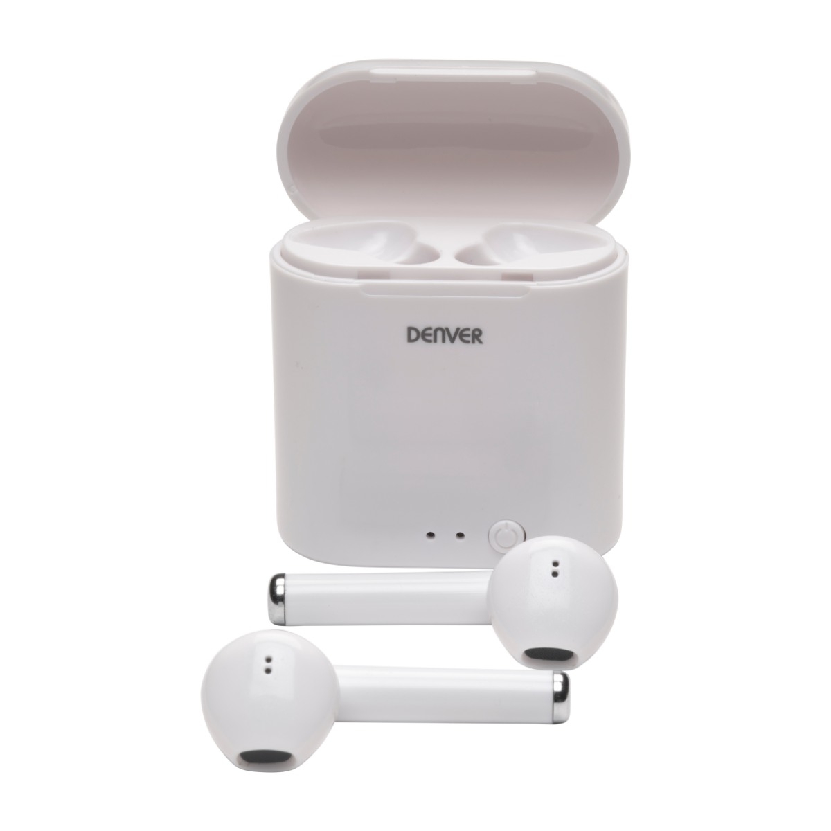 Denver TWE-36MK3 True Wireless hovedtelefoner, hvide billede 2