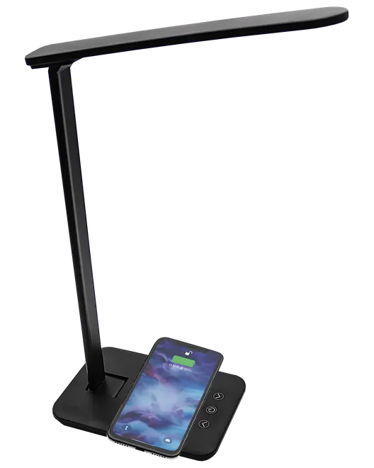 Denver Skrivebordslampe med Qi oplader billede 1