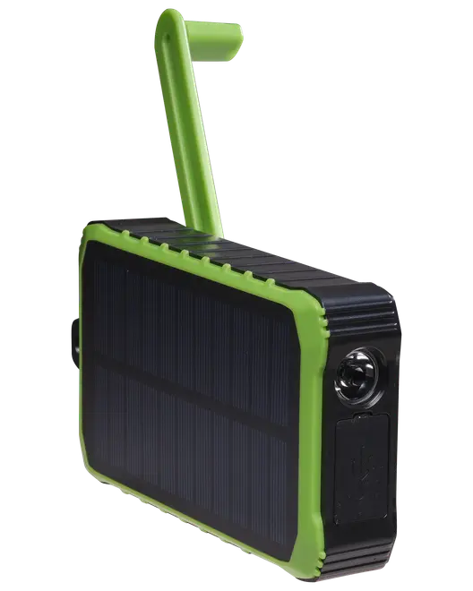 Denver Powerbank med Solcelle og Håndsving billede 1