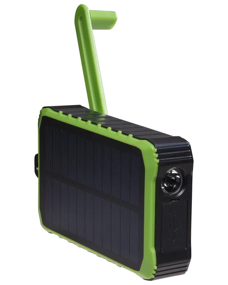 Denver Powerbank med Solcelle og Håndsving billede 2