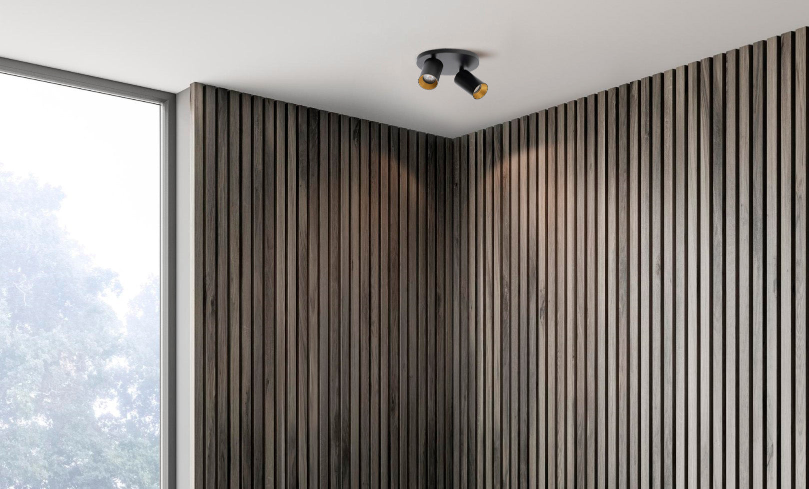 SpotOn Circle2 Loftslampe Sort billede 4