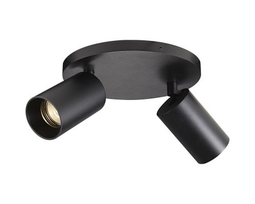 SpotOn Circle2 Loftslampe Sort billede 2