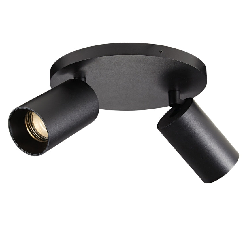 SpotOn Circle2 Loftslampe Sort billede 1