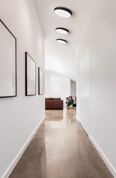 Luna C450 Plafond LED 3000K Sort billede 2