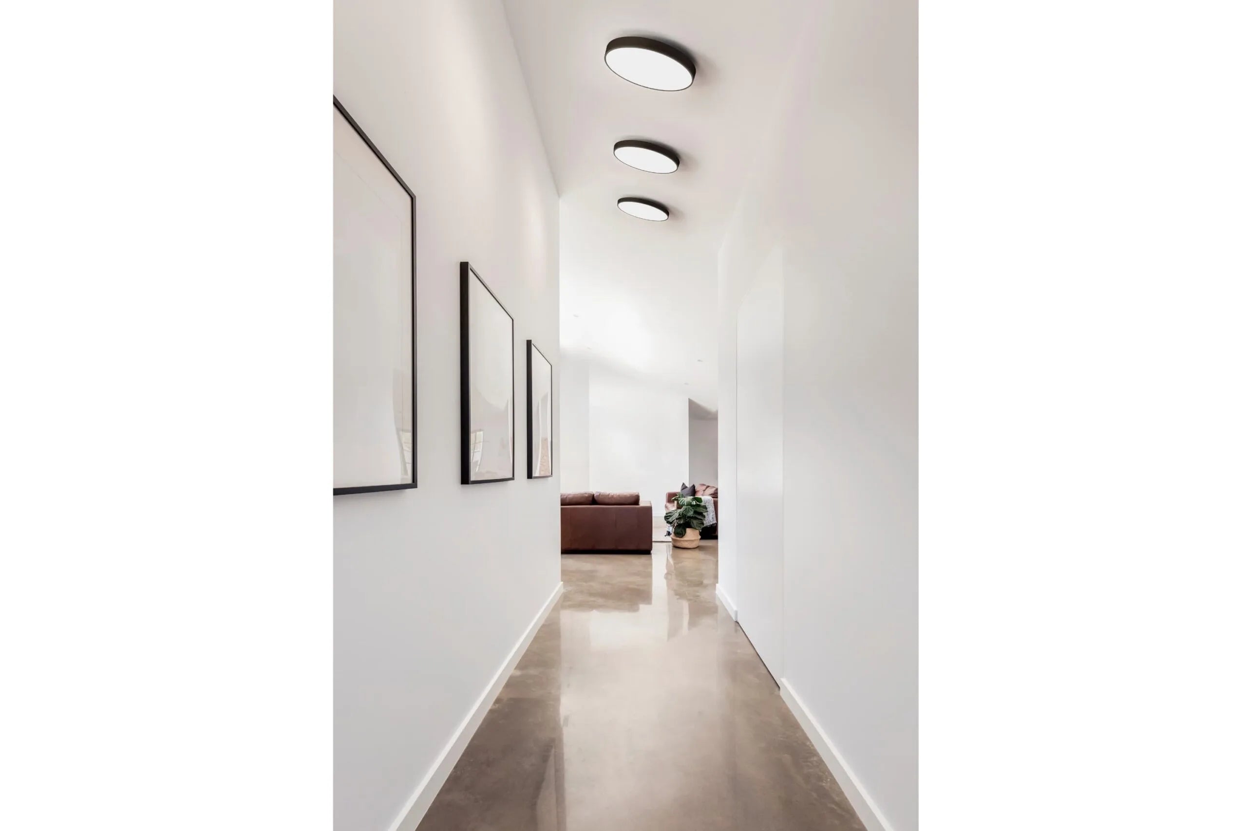 ANTIDARK Luna C450 Plafond LED DALI 3000K Sort billede 3