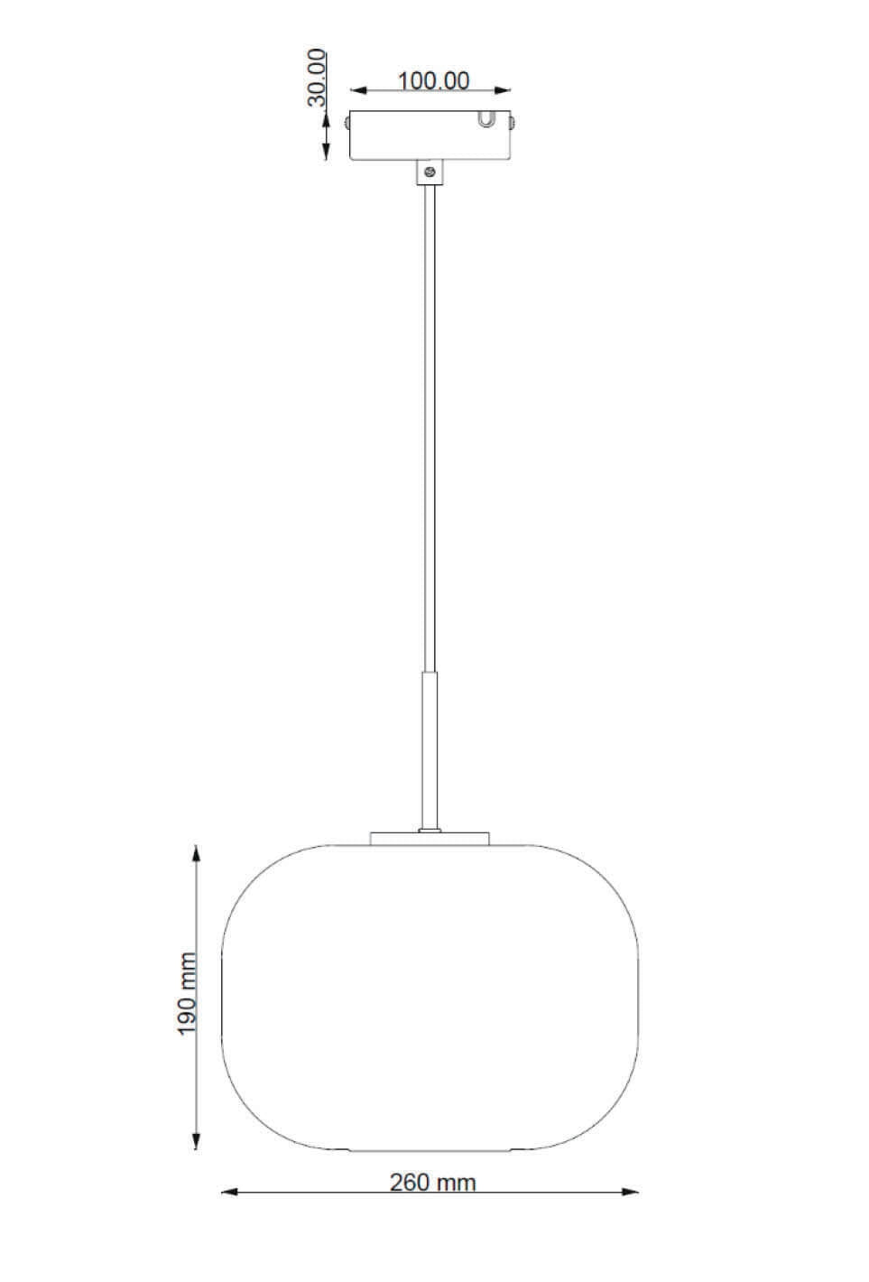 Cuscino medium pendel titanium billede 2