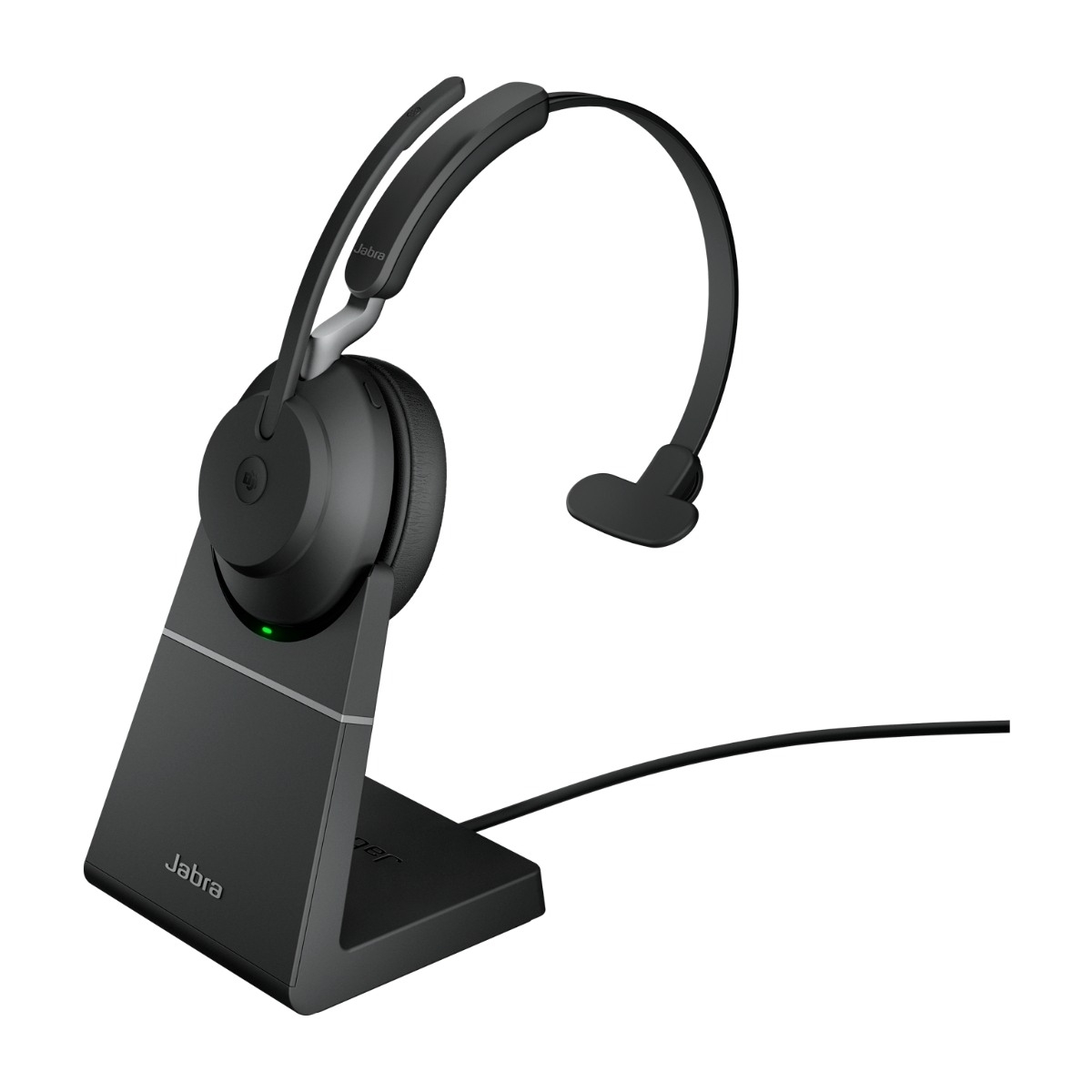 JABRA EVOLVE2 65 MONO L380A MS HEADSET OG LADESTATION billede 1