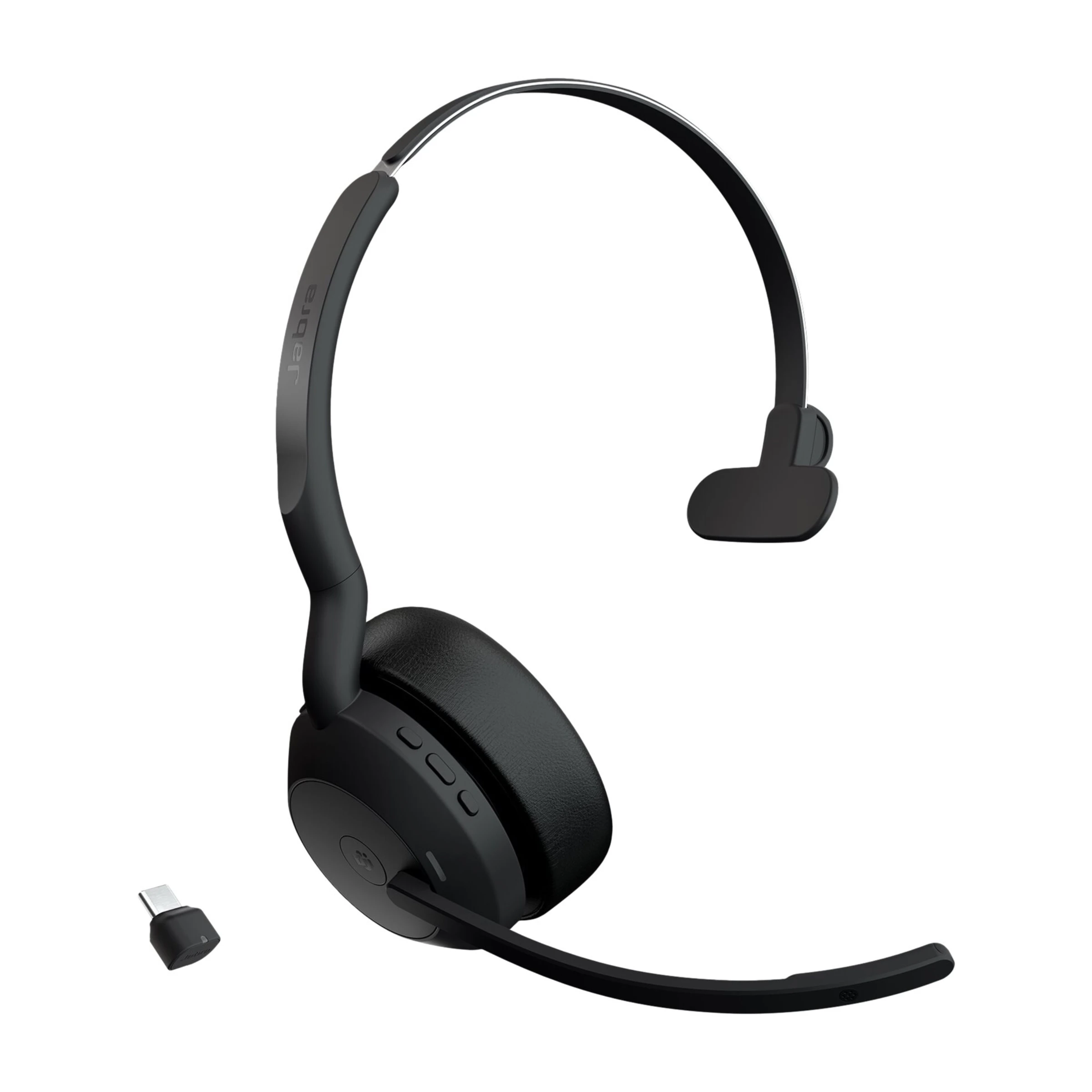 Jabra Evolve2 55 Link380c MS Mono headset, sort billede 3