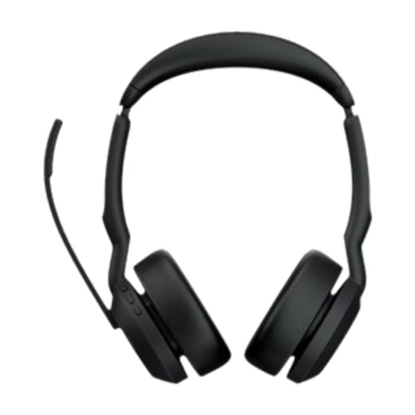 Jabra Evolve2 55 Link380c UC Stereo headset, sort billede 1