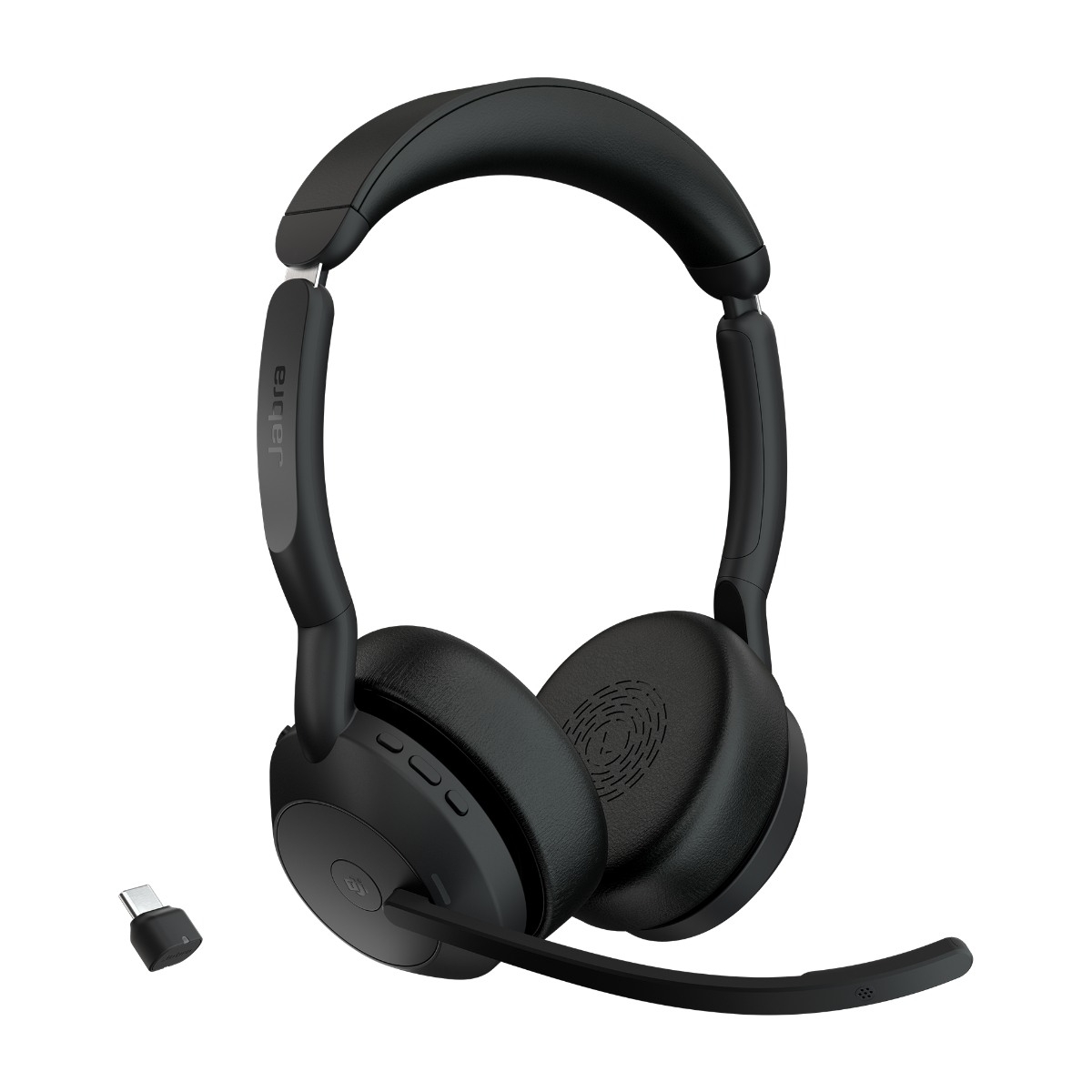 Jabra Evolve2 55 MS Stereo USB-C trådløst headset billede 1