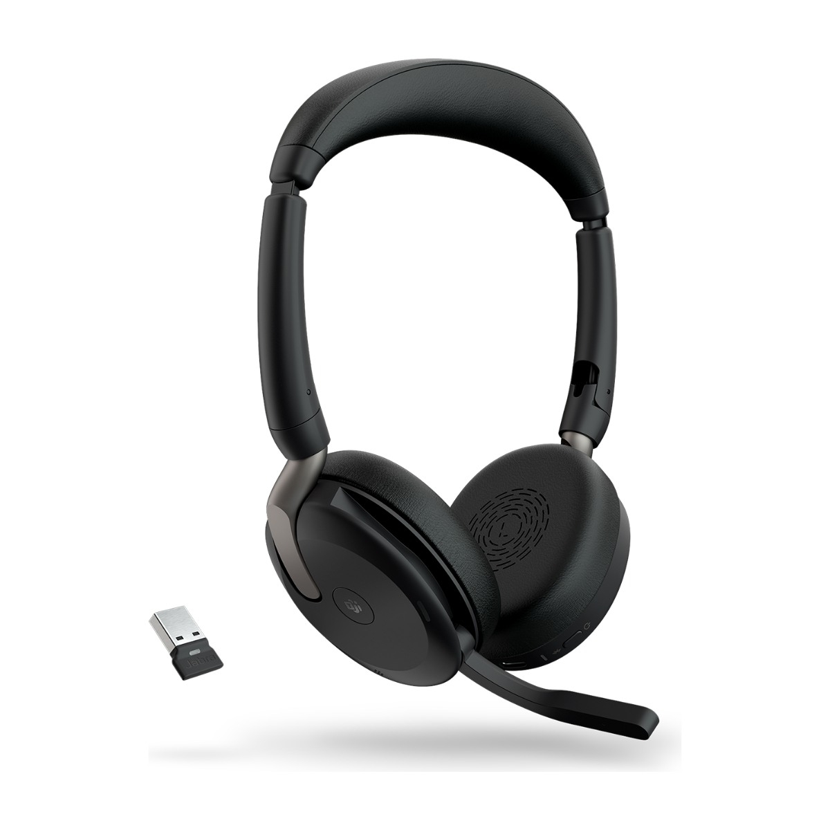 JABRA EVOLVE2 65 FLEX USB-A MS STEREO HEADSET OG OPLADNINGSPLADE billede 3