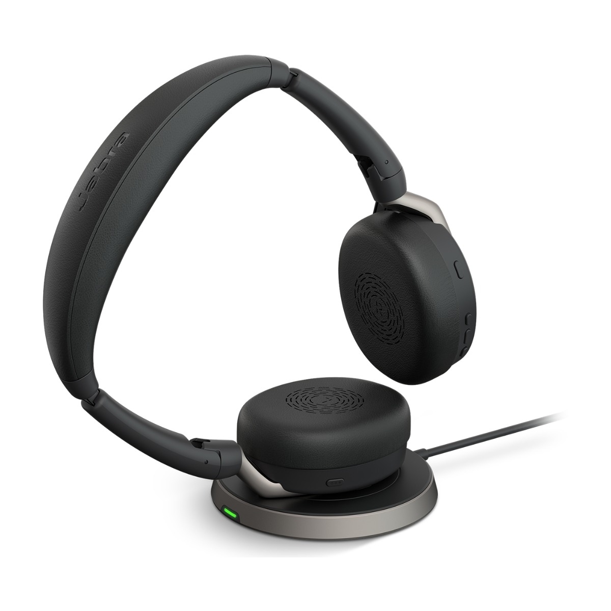Jabra Evolve2 65 Flex MS Stereo trådløst headset og opladningsstander billede 4