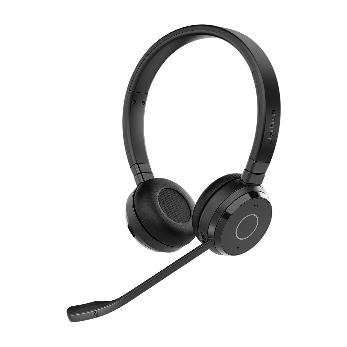 Jabra Evolve 65 TE Stereo Headset, Link 390a USB-A, Sort billede 2