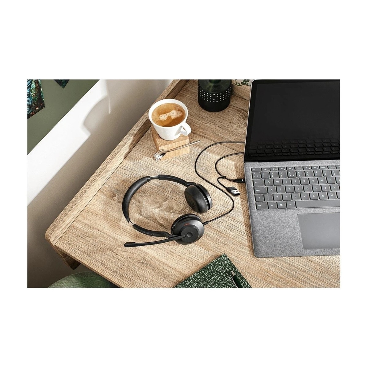 Jabra Evolve2 30 SE Headset, Stereo, MS Teams, USB-C/A billede 3