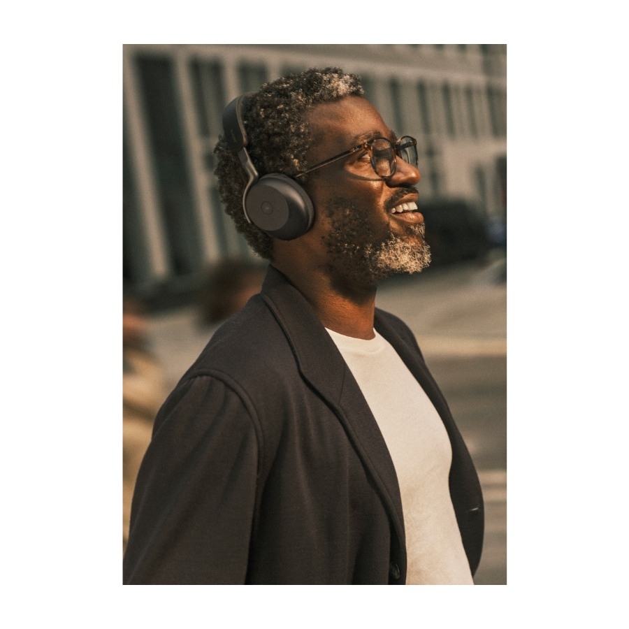 Jabra Evolve3 75 headset, UC Link390c sort billede 3