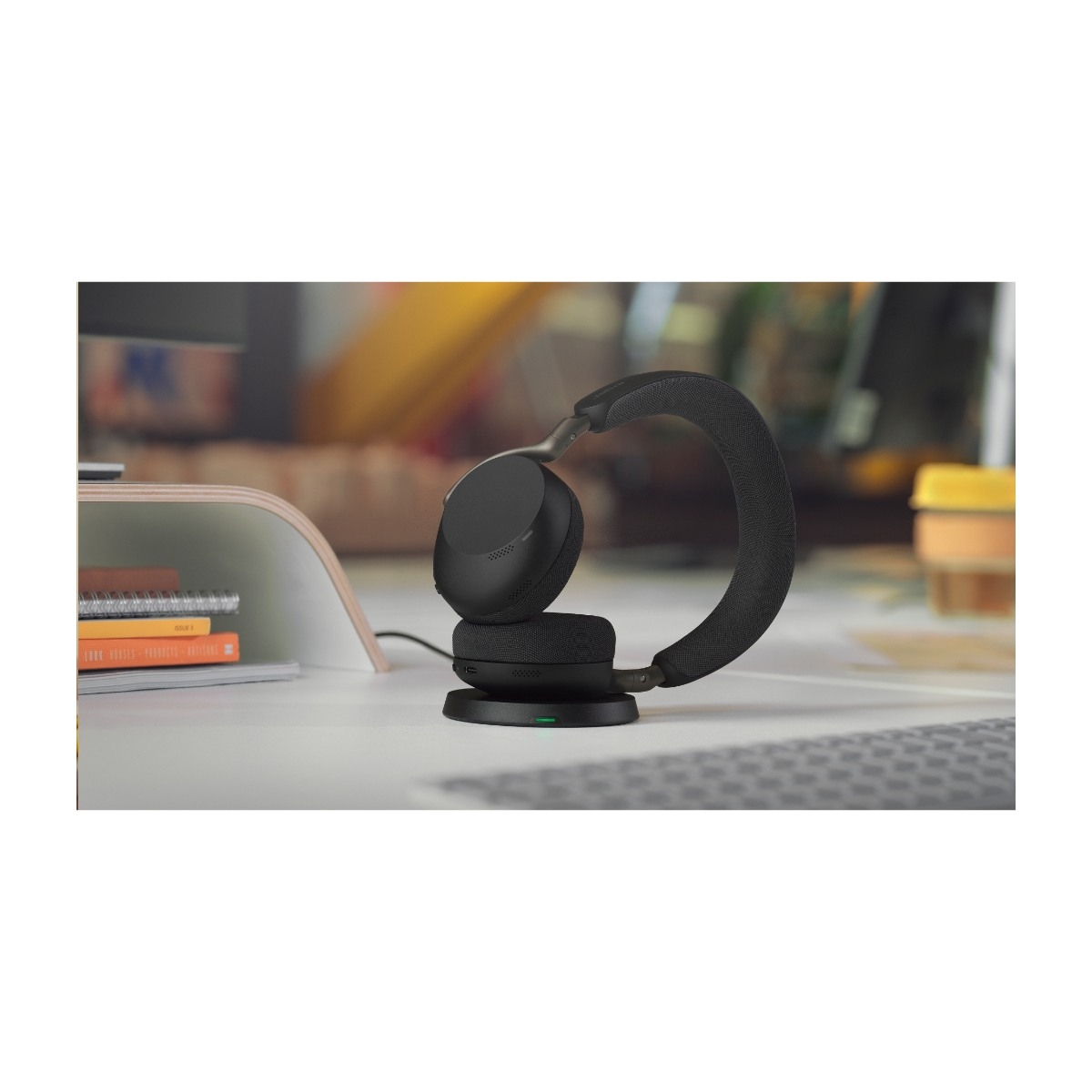 Jabra Evolve3 75 trådløst headset, sort billede 3