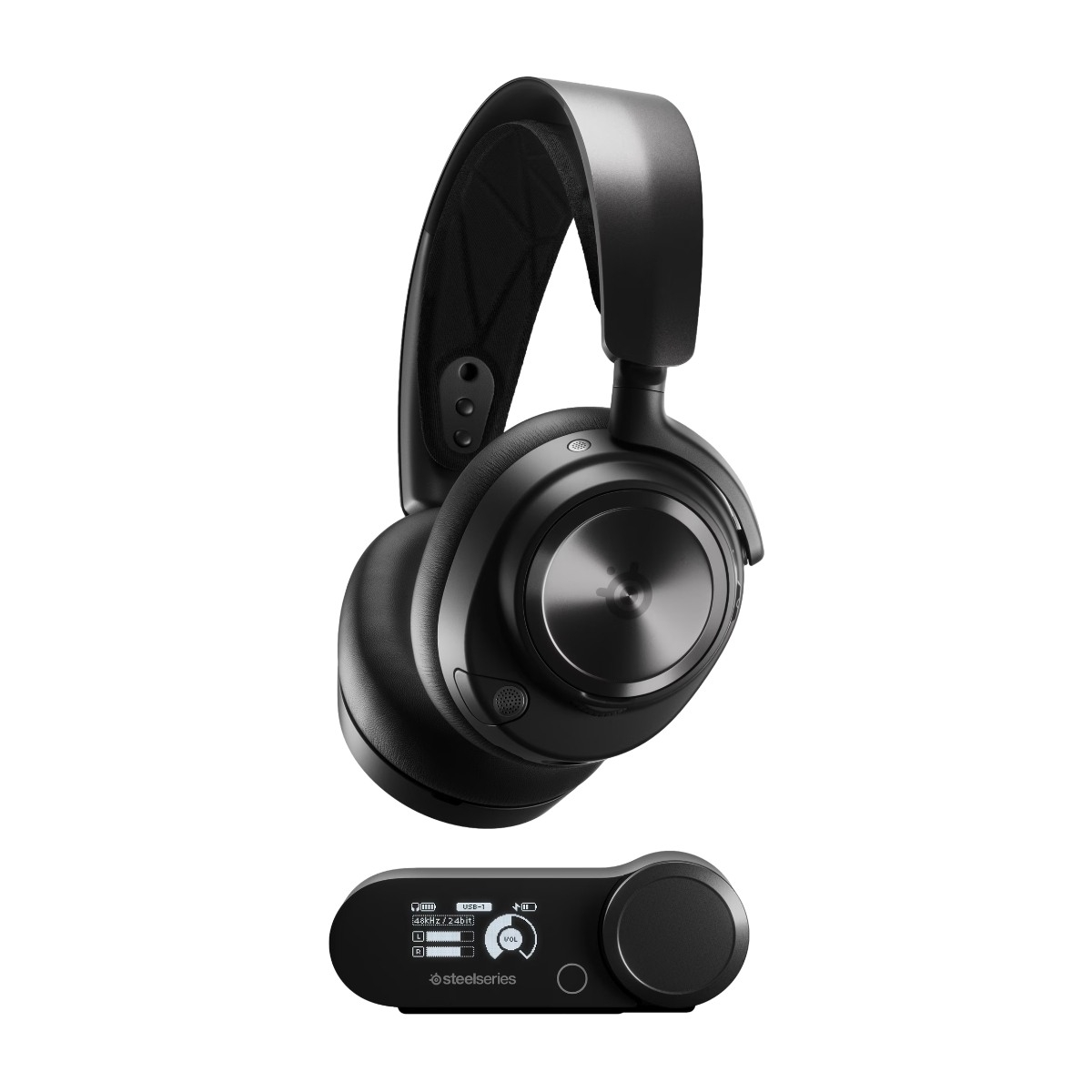 Steelseries Arctis Nova Pro PlayStation trådløst gaming headset, sort billede 2