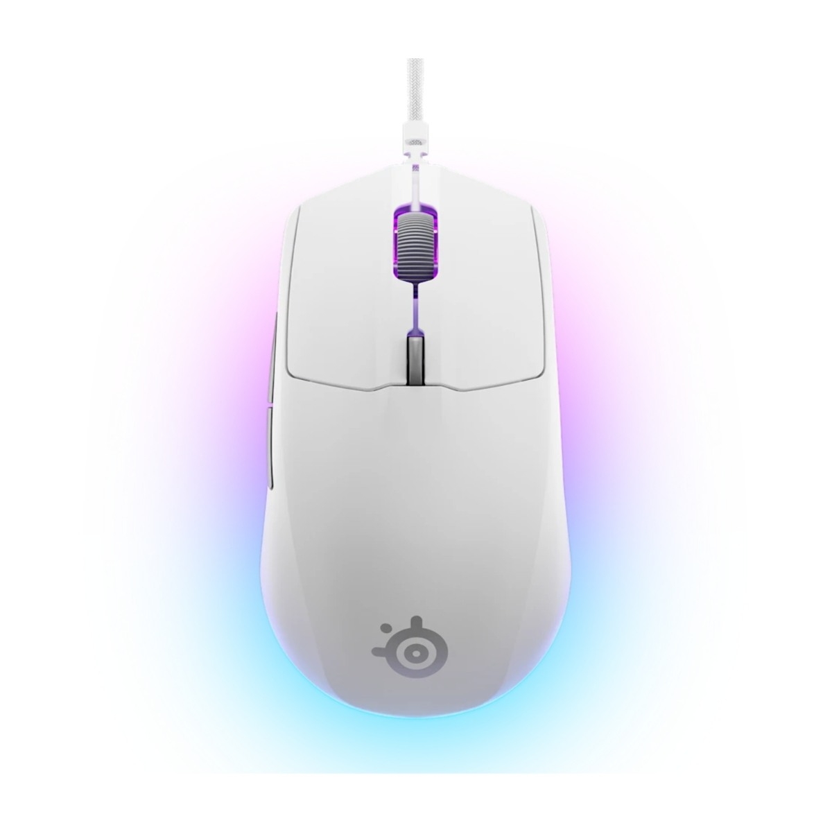 SteelSeries Rival 3 Gen 2 gaming mus, hvid billede 1